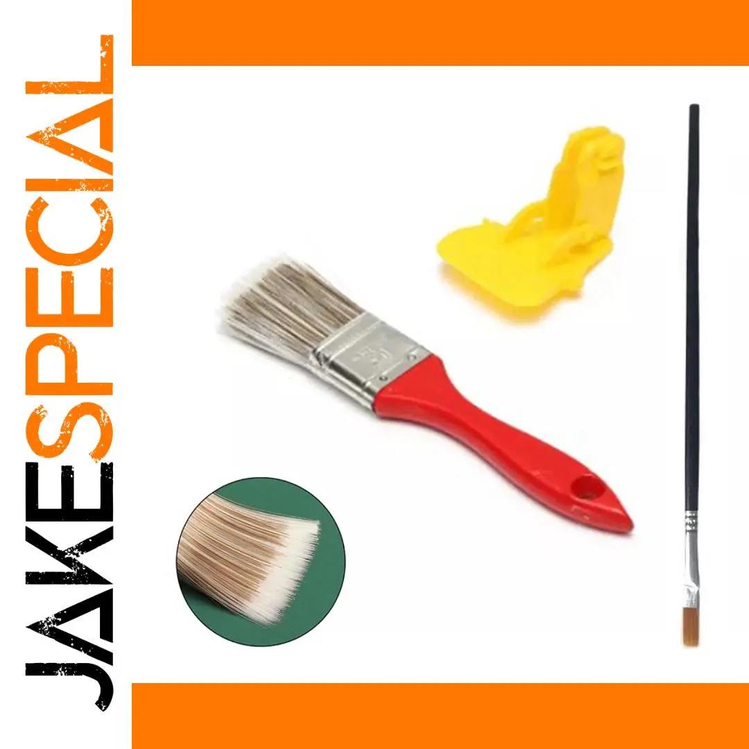 Precision Edging Paint Brush Set with Corner Trimmer 1 Precision Edging Paint Brush Set with Corner Trimmer