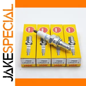 NGK CR9EH-9 Motorcycle Spark Plug for Honda, Kawasaki, Yamaha, Suzuki