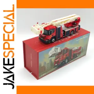 Vibrant 1/64 Fire Truck Model by MASSDI