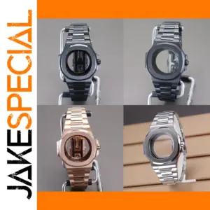 40mm Stainless Steel Watch Case with Sapphire Crystal