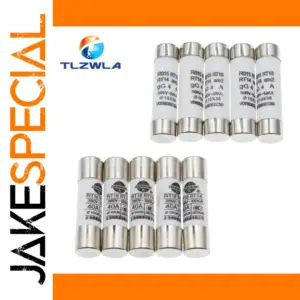 High-Voltage Ceramic Fuse Set 5pcs 10x38mm