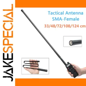 Foldable Dual-Band Antenna for Walkie Talkies