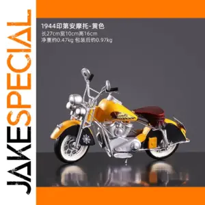 Vintage 1944 Indian Motorcycle Model Display