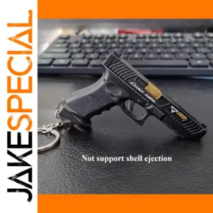 Miniature Disassemblable Gun Keychain for Collectors