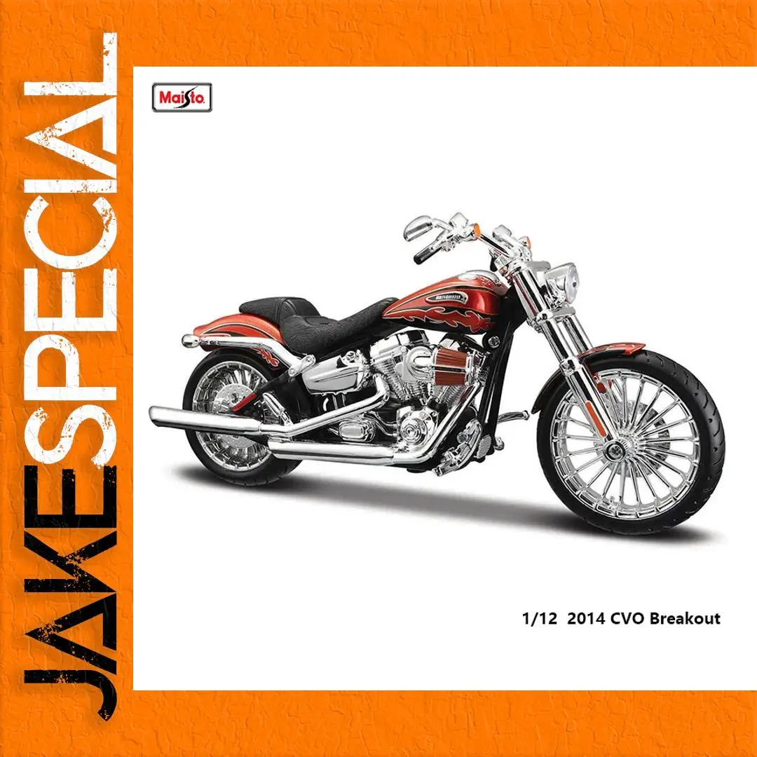 Maisto 1:12 Scale CVO Breakout Motorcycle Model 1 Maisto 1:12 Scale CVO Breakout Motorcycle Model