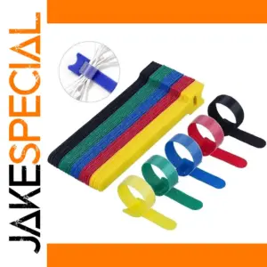 Colorful Nylon Cable Organizer 150x12mm Pack of 10