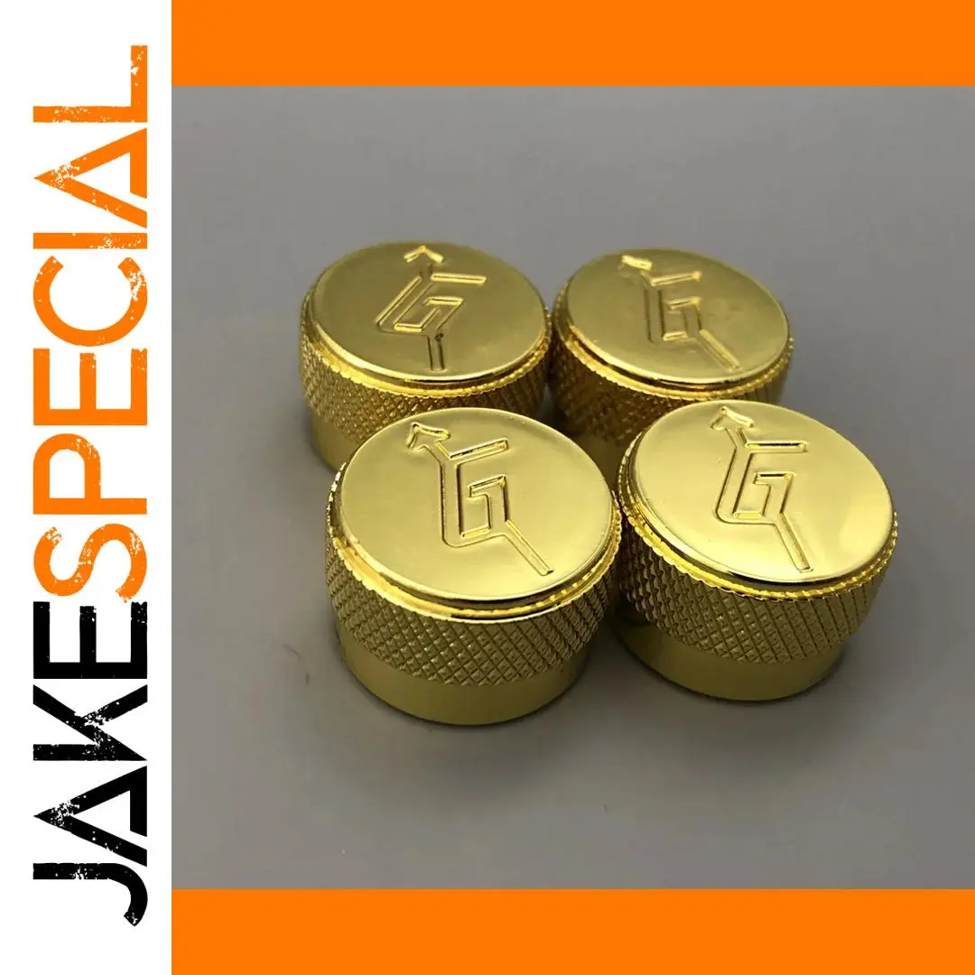 Gold Gretsch Guitar Knobs Set for Models 1 Gold Gretsch Guitar Knobs Set for Models
