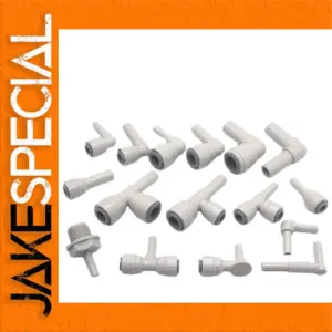 White Plastic Plumbing Fittings Set for Water Systems