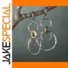 Vintage Zinc Alloy Drop Earrings in Silver or Gold
