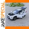 White RAV4 SUV Diecast Model 1:22 Scale