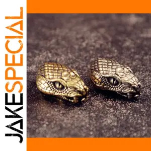 Snake Head Brass Buckle for DIY Accessories