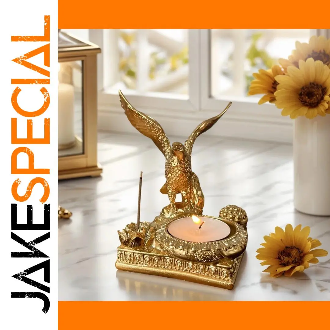 Golden Eagle Candlestick Ornament 1 Golden Eagle Candlestick Ornament