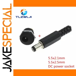DC Power Connector Set 5.5x2.1/2.5mm 10pcs