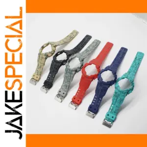 Explosive Pattern Rubber Watch Strap for GA Series