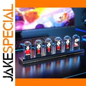 RGB Colorful Glow Tube Desk Clock