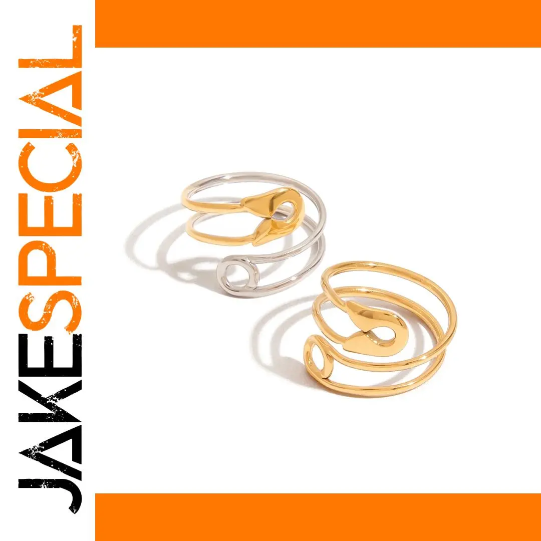 Minimalist Stainless Steel Ring Set for Women 1 Minimalist Stainless Steel Ring Set for Women