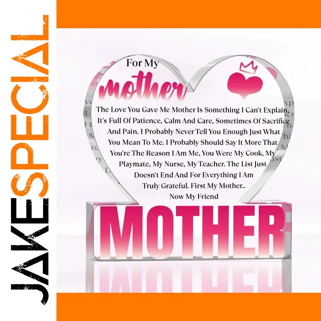 Pink and White Mother Gift Decorative Plaque 1 Pink and White Mother Gift Decorative Plaque