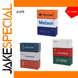 HO Scale 20-Foot Shipping Container for Trains