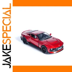 Red Alloy 1:22 Scale Car Model with Lights