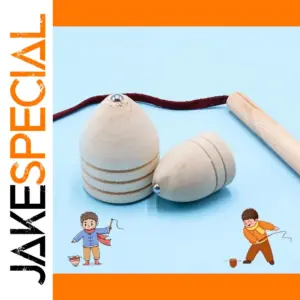 Wooden Fingertip Gyro Set for Stress Relief