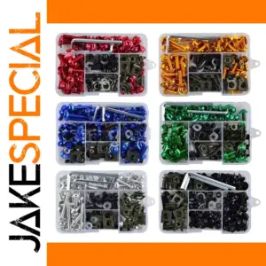 Colorful Aluminum Motorcycle Screw Set (177 pcs)