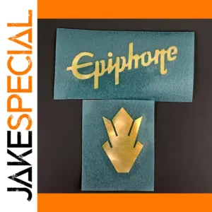 Gold Mother of Pearl Guitar Decal for Pegheads