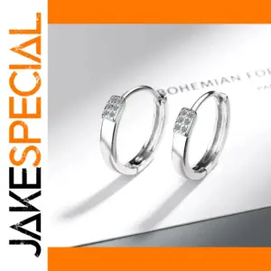 Sterling Silver Zircon Earrings for Women