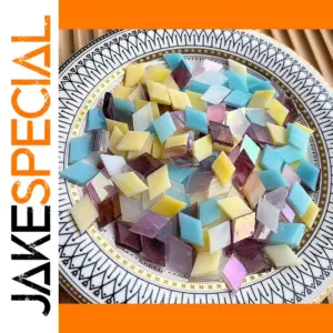 Vibrant 50g Mosaic Tile Set with 1cm Pieces