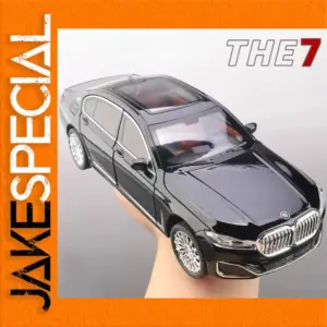 Black BMW 7 Series 760Li Diecast Model