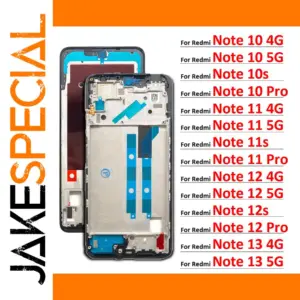 Xiaomi Redmi Note Series Front Housing Black