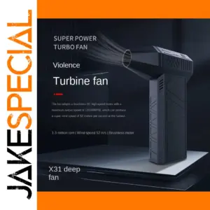 Mini Turbo Jet Fan with High-Speed Brushless Motor