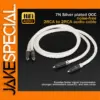 Premium White RCA Audio Cable for Hi-Fi Systems