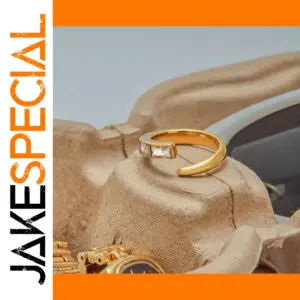 Stainless Steel Geometric Women's Ring