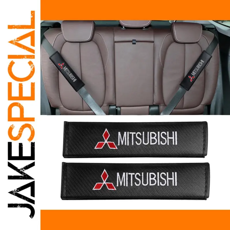 Elevate Your Mitsubishi Interior with the Carbon Fiber Seat Belt Cushions Set 1 b388013cd84a4e1bac8879b1 product image