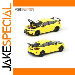 Vibrant Yellow Diecast Racing Car Model S2-09