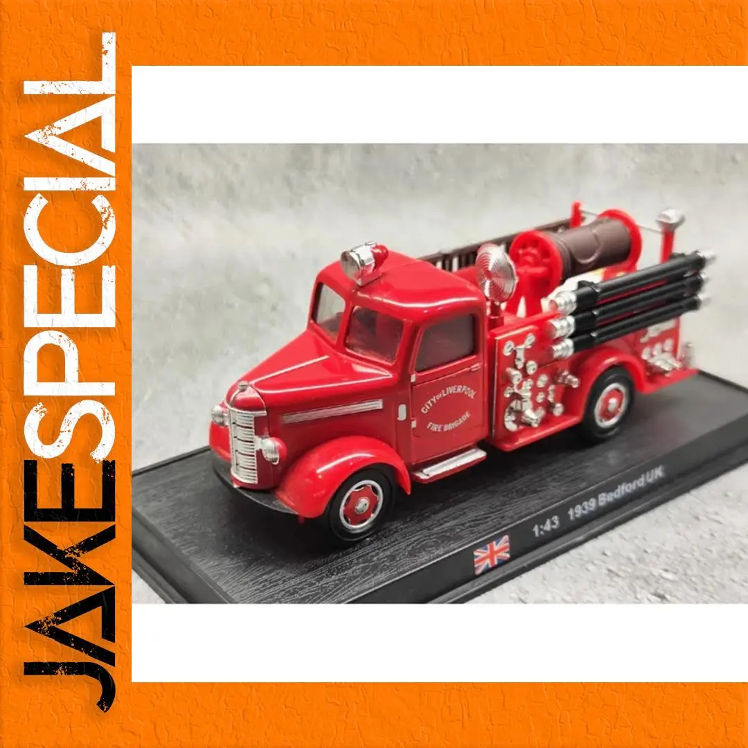 Vintage Bedford Fire Truck Model 1:43 Scale 1 Vintage Bedford Fire Truck Model 1:43 Scale