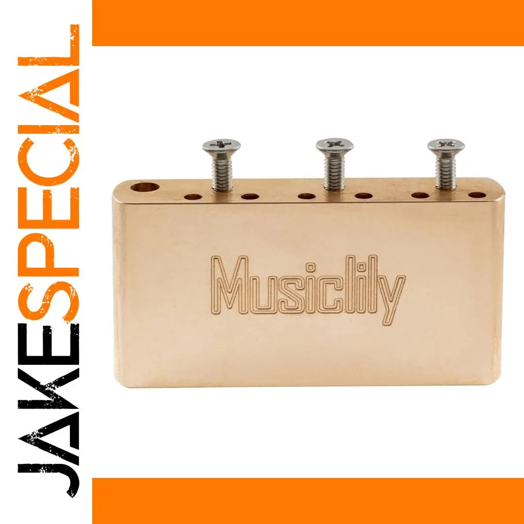 Premium Brass/Steel MIM Tremolo Block for Squier 1 Premium Brass/Steel MIM Tremolo Block for Squier