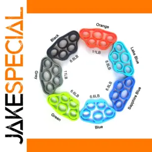 Silicone Hand Grip Strengthener for Fitness & Rehab