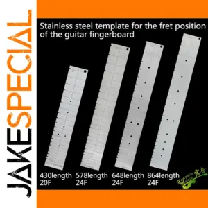 Stainless Steel Guitar Template for Precise Setup