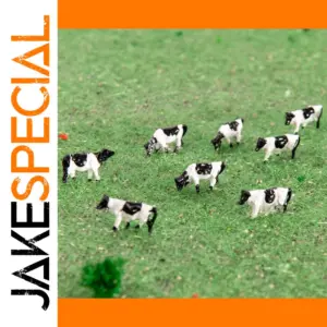 Miniature Farm Cow Models for Dioramas Set