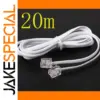 20m RJ11 Telephone Line Cable for Broadband
