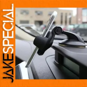 Modern Black Car Phone Holder for Windshield