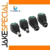 Set of 5 12V DC Power Male Plug Adapters for CCTV