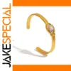 Stainless Steel Double-Layer Gold Bangle JDB0104028