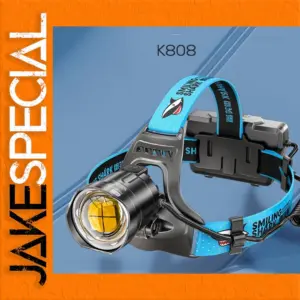 High-Power Waterproof Smiling Shark Headlamp