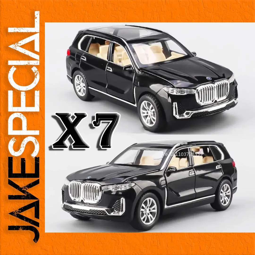 Black BMW X7 Diecast Model - 1:32 Scale 1 Black BMW X7 Diecast Model - 1:32 Scale