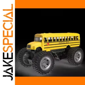 Bright Yellow 1:43 Diecast School Bus Model
