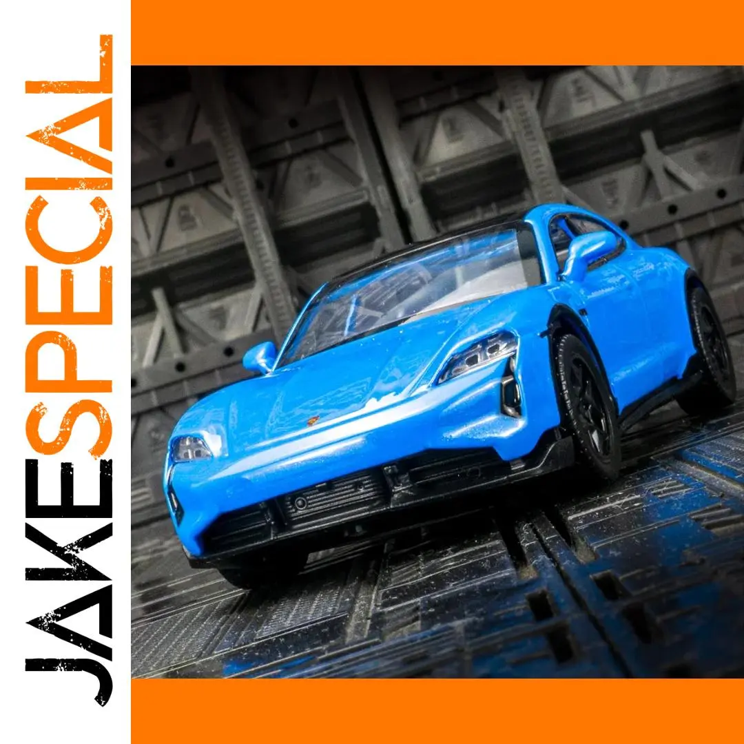 Blue Porsche Taycan Turbo S Cross Turismo Model 1 Blue Porsche Taycan Turbo S Cross Turismo Model