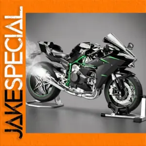 Kawasaki Ninja 500 H2R Diecast Model 1:6 Scale