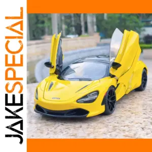 Yellow McLaren 720S Alloy Model 1/18 Scale